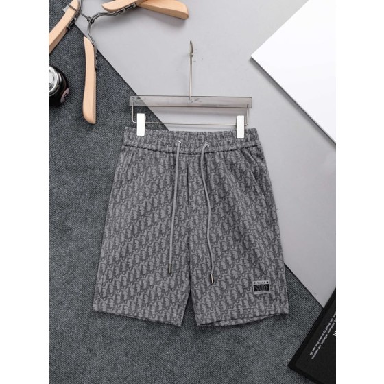 Dior Grey Oblique Print Swim Shorts